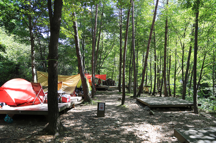 국립삼봉자연휴양림 야영장